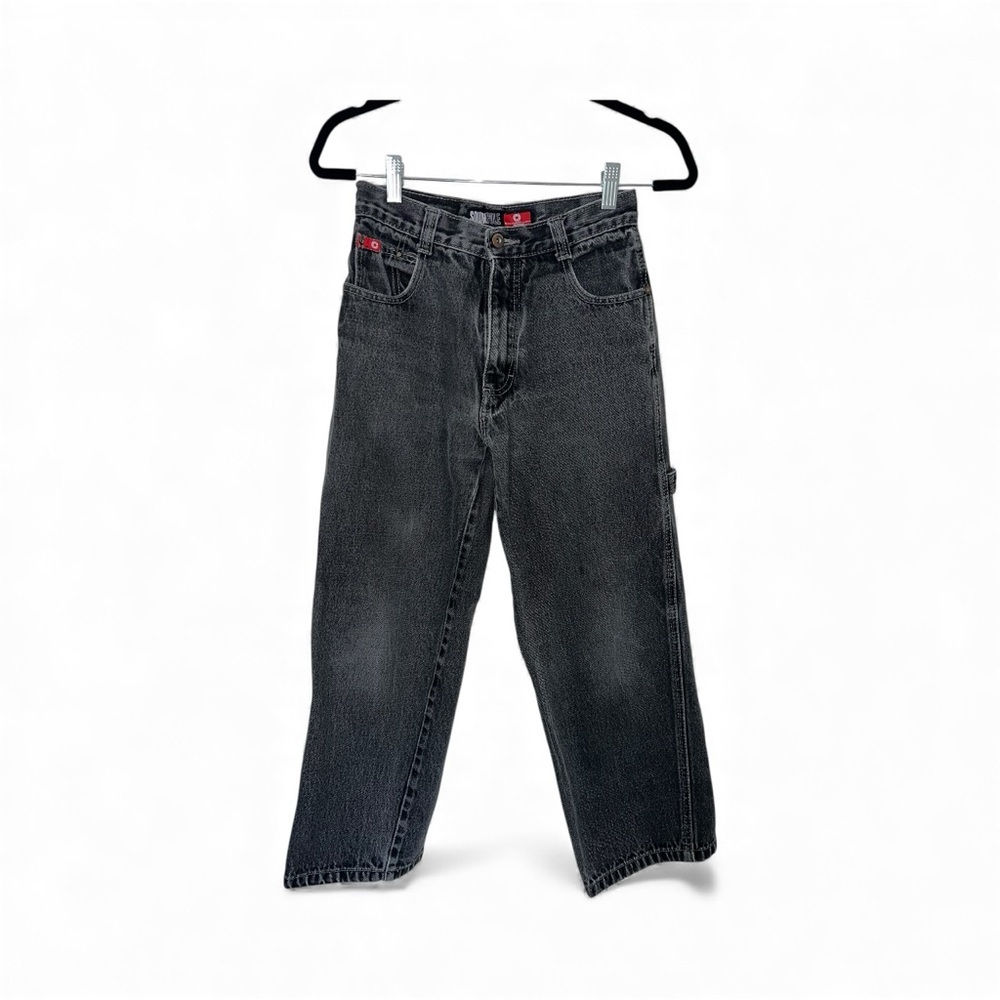 Vintage South Pole Youth Black Denim Jeans Red Tab